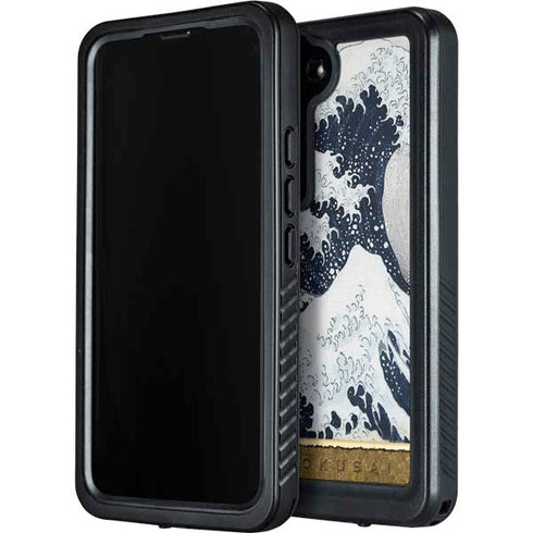 The Great Wave off Kanagawa by Hokusai Galaxy S24 Waterproof Case